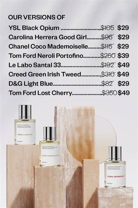 dossier perfumes catalog.